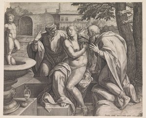 سوزانا والشيوخ بواسطة رفائيل سادلر (الأول)