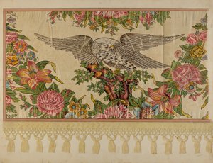 Chintz Valance للسرير الملصق ، c. 1935.