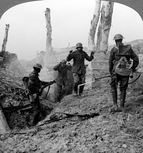 استسلام الجنود الألمان ، بوليكور ، فرنسا ، الحرب العالمية الأولى ، 1914-1918.