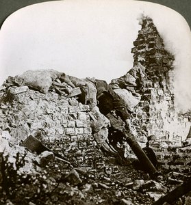 أخرج موقع مدفع رشاش ألماني ، مونشي ، معركة أراس ، الحرب العالمية الأولى ، 1917-1918. بواسطة واقعية يسافر الناشرين