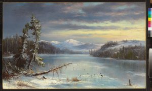 منظر طبيعي ثلجي بواسطة ريجيس فرانسيس جينو