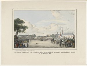 استقبلت حكومة ستيدليك بامتنان شاتري المتنقل في أوتريخت. في 19 أغسطس 1834 (العنوان على الكائن)