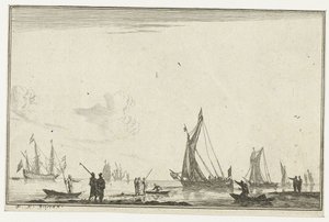 ممر مائي داخلي به العديد من السفن الشراعية Verscheyde Binne-Waters (عنوان المسلسل) الممرات المائية الداخلية (عنوان السلسلة) بواسطة رينير نومز