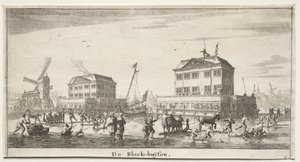 سفن ومناظر مختلفة لأمستردام (Verscheÿde Ships and Gesichten van Amstelredam) ، الجزء الثالث: De Block-huÿsen بواسطة رينير نومز ، ودعا زيمان