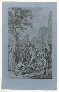 إساءة استخدام جثة الواعظ ب. فان دن بوش في زوترمير ، 1787 بواسطة جاكوبس يشتري