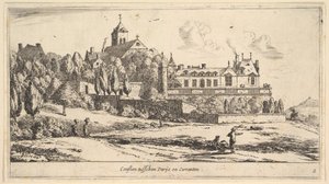 منظر ل Conflans ، القرن السابع عشر.