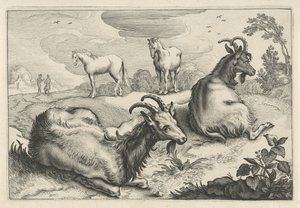 منظر طبيعي به ماعزان وحصانان Diversa Animalia Quadrupedia (عنوان المسلسل)