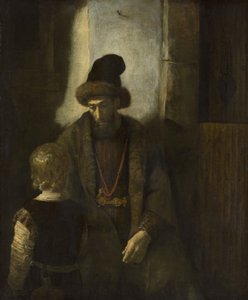 وداع يعقوب لبنيامين ، 1650-1660 بواسطة رامبرانت فان راين