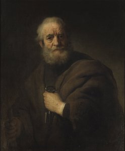 بيير أبوتر - بطرس الرسول ، بواسطة رامبرانت فان راين (1606-1669). زيت على قماش بواسطة رامبرانت فان راين