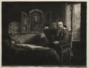 إبراهيم فرانسين ، الصيدلي ، ج. 1657. بواسطة رامبرانت فان راين