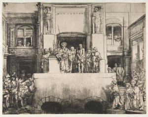 قدم المسيح للشعب ، 1655. بواسطة رامبرانت فان راين