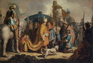داود مع رأس جالوت قبل شاول ، 1627
