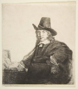جان Asselijn ، الرسام Krabbetje ، ج .1646. بواسطة رامبرانت فان راين