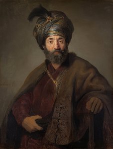 رجل في زي شرقي. حوالي 1635 بواسطة رامبرانت فان راين