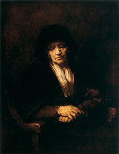 صورة لامرأة عجوز ، 1654 بواسطة رامبرانت فان راين