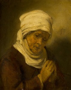 صلاة المرأة ، ج .1660 بواسطة رامبرانت فان راين