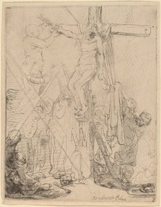النزول من الصليب: رسم ، 1642. بواسطة رامبرانت فان راين