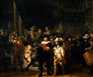 ساعة الليل ، 1642. بواسطة رامبرانت فان راين