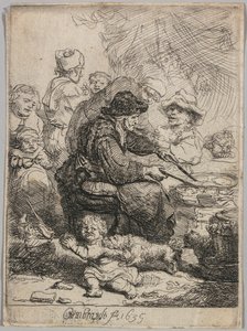 المرأة الفطيرة ، 1635. بواسطة رامبرانت فان راين