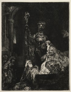 التقديم في الهيكل ، ج. 1654. بواسطة رامبرانت فان راين