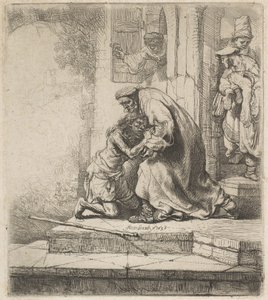 عودة الابن الضال ، 1636. بواسطة رامبرانت فان راين
