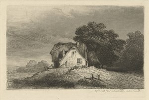 منازل على تل بواسطة Remigius Adrianus Haanen
