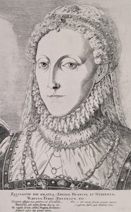 الملكة إليزابيث الأولى (1533-1603) ، حوالي 1572-75 بواسطة Remigius Hogenbergh