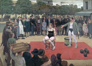المؤدون المتنقلون ، 1928-1930 (زيت على قماش)