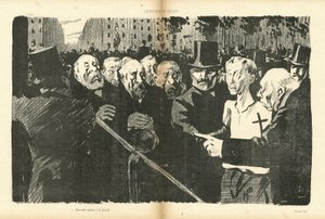 رسم إيضاحي لهيرمان بول (1864-1940) في لو كانارد سوفاج بواسطة رينيه جورج هيرمان بول