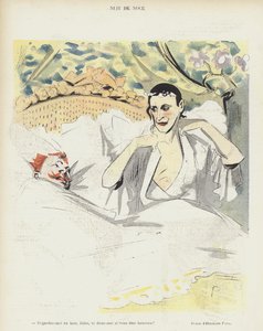 ليلة الزفاف. رسم توضيحي لـ Le Rire