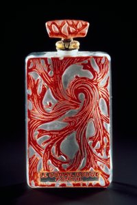 قنينة زجاجية للعطر Red Coral (Le Corail Rouge) من Forvil بواسطة رينيه جول لاليك