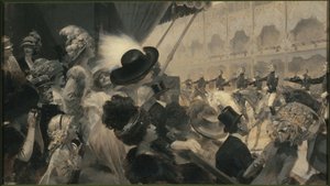 مهرجان خيري عسكري: دائري القصر الكبير ، 1910. بواسطة رينيه ليلونج