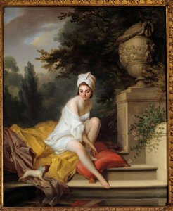 لوحة السباح لماثيو ويليام بيترز ((1741 / 1742-1814) القرن الثامن عشر ، باريس ، متحف كونياك جاي