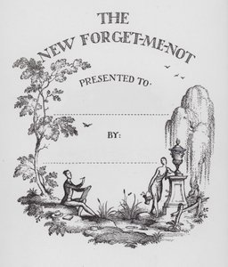 The New Forget-Me-Not ... مقدم إلى ... بواسطة (litho) بواسطة ريكس (بعد) ويسلر