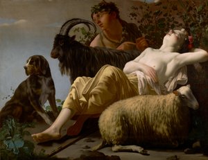 الراعي والراعيات النائمات بواسطة Reyer Jacobsz van Blommendael