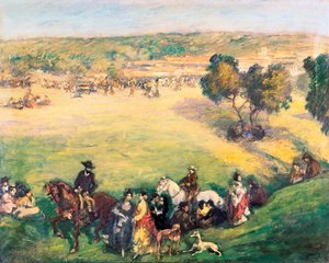 المرج. رسم بواسطة Ricard Canals i Llambi (1876-1931). زيت على قماش.