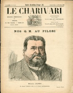 غلاف "" The Charivari "، Satirique en Colours