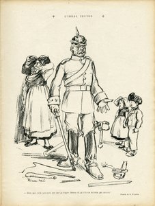 رسم توضيحي لريكاردو فلوريس (1878-1918) في Le Rire بواسطة ريكاردو فلوريس