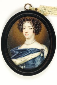 Lady Frances Howard (watercolor on ivory)