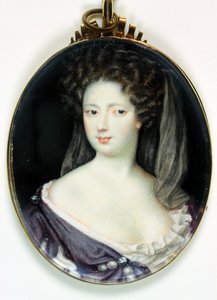 Anne Greville, Countess of Kingston (watercolor on ivory)