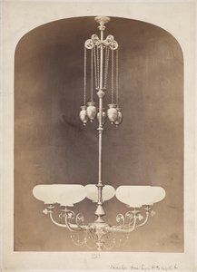Gasolier, c 1880 بواسطة ريتشارد (بعد) داد