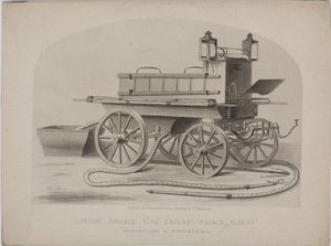 سيارة إطفاء لواء لندن "الأمير ألبرت" عام 1880