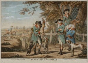 The Death of the Hare, printed for Bowles & Carver, published in 1796 (mezzotint) بواسطة ريتشارد (بعد) دايتون