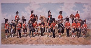 Scottish Regiments of the British Army in 1895 بواسطة ريتشارد (بعد) سيمكين