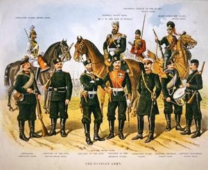 الجيش الروسي ، c1890 (ليثو ملون) بواسطة ريتشارد (بعد) سيمكين