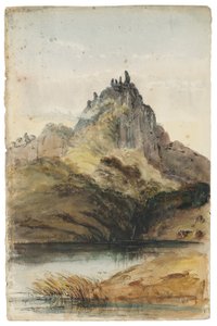 صفحة من كتاب "اسكتشات في نيوزيلندا" (لوحة مائية على ورق) بواسطة 