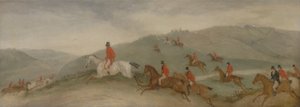 Foxhunting: Road Riders أو Funkers (زيت على قماش)