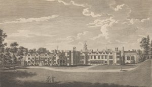 Knole ، بالقرب من Sevenoke ، في مقاطعة Kent ، كان قصرًا سابقًا تابعًا لـ Archiep ... ، 1777-90. بواسطة ريتشارد برنارد جودفري