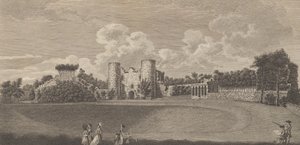 قلعة تونبريدج في مقاطعة كينت ، من كتاب إدوارد هاستد ، التاريخ و ... ، 1777-90. بواسطة ريتشارد برنارد جودفري