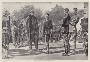 The surrender of Cronje, 27 February 1900 (litho) بواسطة ريتشارد كاتون الثاني (بعد) وودفيل